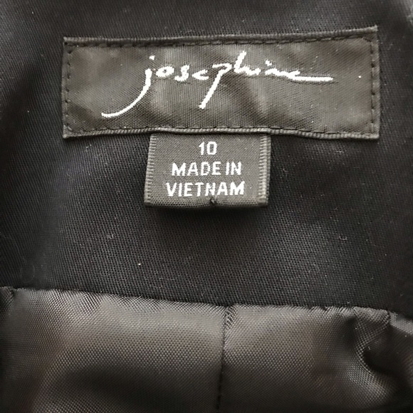 Josephine Blazer With Crochet Trim Black Lined - Picture 5 of 8